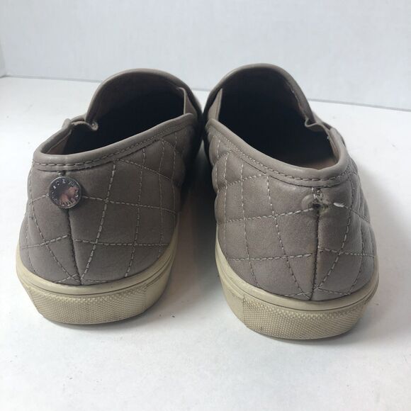 Steve Madden Shoes Womens Size 10 B Ecentrcq Brown Taupe Quilted Slip On D3 - Picture 6 of 11